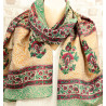 Foulard soie bohème - Mosaik bijoux indiens
