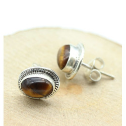 puce d'oreille argent et...