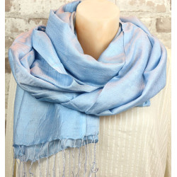 Foulard bleu ciel - Mosaik...