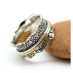 Bague ethnique anti stress...