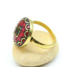 Bague tibetaine aum - Mosaik bijoux indiens