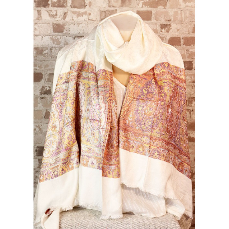 Etole bohème en viscose - Mosaik bijoux indiens Etole bohème en viscose - Mosaik bijoux indiens