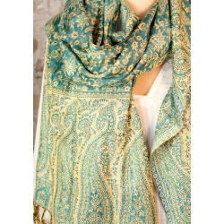Etole indienne turquoise à...