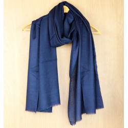 Etole cachemire bleue -...