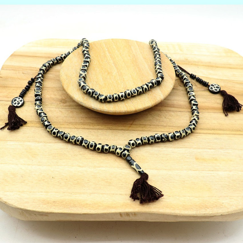 Mala tibétain prière - Mosaik bijoux indiens Mala tibétain prière - Mosaik bijoux indiens