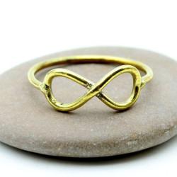 Bague infini dorée - Mosaik...