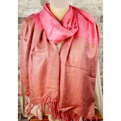 Etole rose et beige motifs...