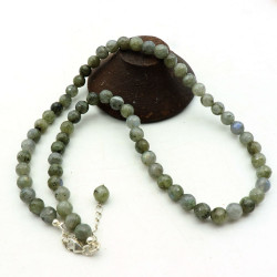 Collier labradorite pierre...