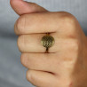 Bgaue fleur de vie laiton - Mosaik bijoux indiens