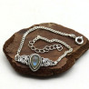 Bracelet labradorite en argent - Mosaik bijoux indiens