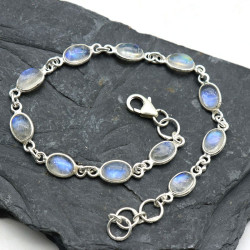 Bracelet pierre de lune en...