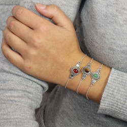 Bracelet amethyste - Mosaik...