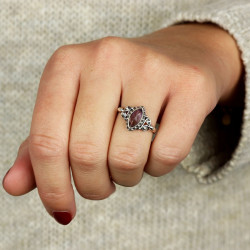 Bague ethnique argent...