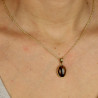pendentif oeil de tigre - Mosaik bijoux indiens