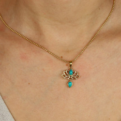 pendentif lotus et...