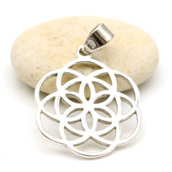 Pendentif argent bohème - Mosaik bijoux indiens
