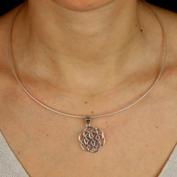 Pendentif graine de vie -...