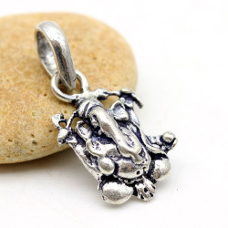 Pendentif Ganesh argent - Mosaik bijoux indiens