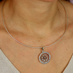 Pendentif argent ethnique...