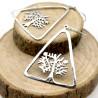 Boucle d'oreille zen arbre de vie - Mosaik bijoux indiens
