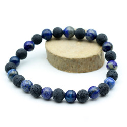 Bracelet lapis lazuli et...