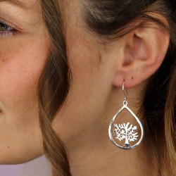 boucle d'oreille arbre de...