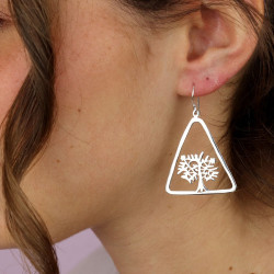 Boucle d'oreille arbre de...