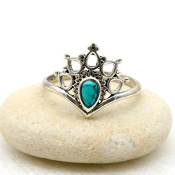 Bague argent pierre...