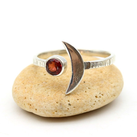 Bague réglable en argent - Mosaik bijoux indiens