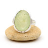 Bague préhnite en argent - Mosaik bijoux indiens