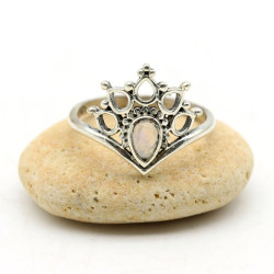 Bague argent travaillée...