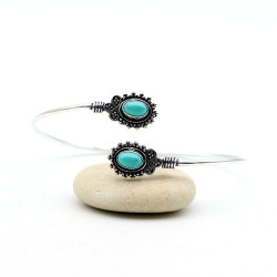 Bracelet jonc argenté...