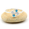 Bague argent et turquoise - Mosaik bijoux indiens