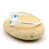 Bague bohème argent et turquoise - Mosaik bijoux indiens