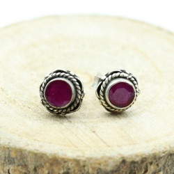 Clou d'oreille argent...