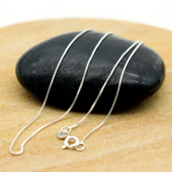 Chaine fine argent - Mosaik...