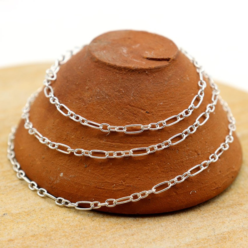Chaine argent fine - Mosaik bijoux indiens Chaine argent fine - Mosaik bijoux indiens