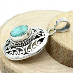 Gros pendentif argent...