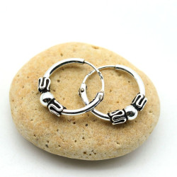 Creole balinaise argent -...