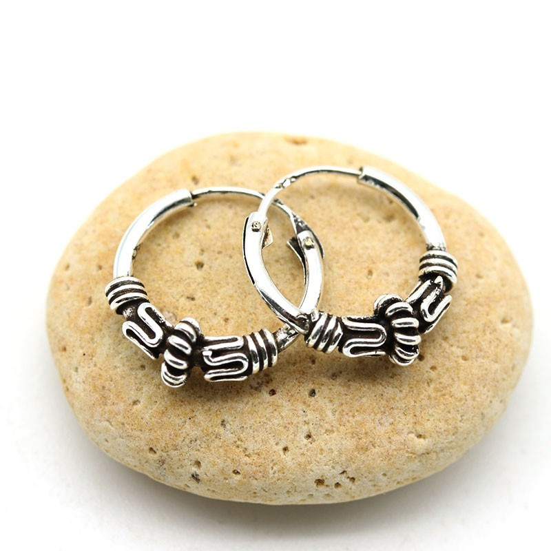 creole ethnique argent - Mosaik bijoux indiens