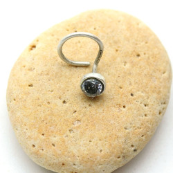 Boucle de nez strass -...