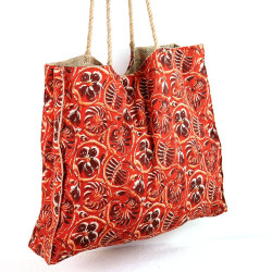 Grand sac bohème rouge - Mosaik bijoux indiens