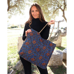 Grand sac bohème indien -...