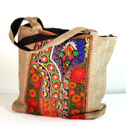 Sac indien broderie orange...