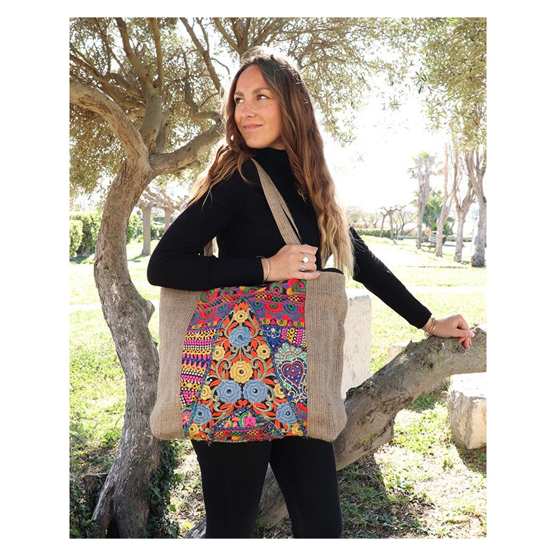 Sac brodé ethnique - Mosaik bijoux indiens Sac brodé ethnique - Mosaik bijoux indiens
