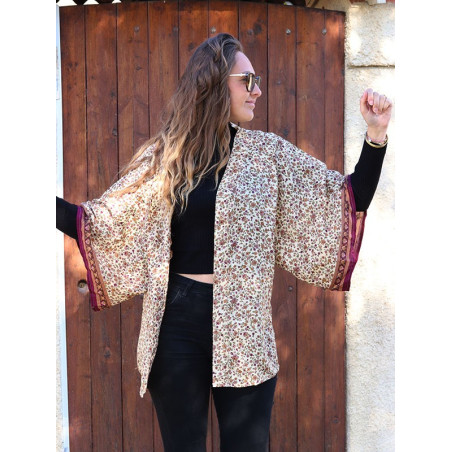 Kimono indien fluide - Mosaik bijoux indiens