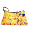 Sac bandoulière indien tissu jaune - Mosaik bijoux indiens