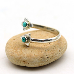 Bague d'orteil argent -...