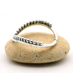 Bague d'orteil argent -...