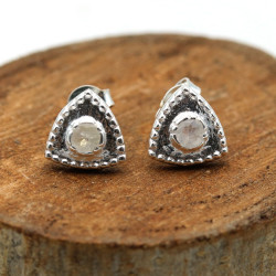 Puce d'oreille argent...